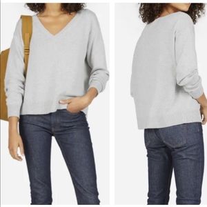 EVERLANE • Light Gray Cotton Sweater